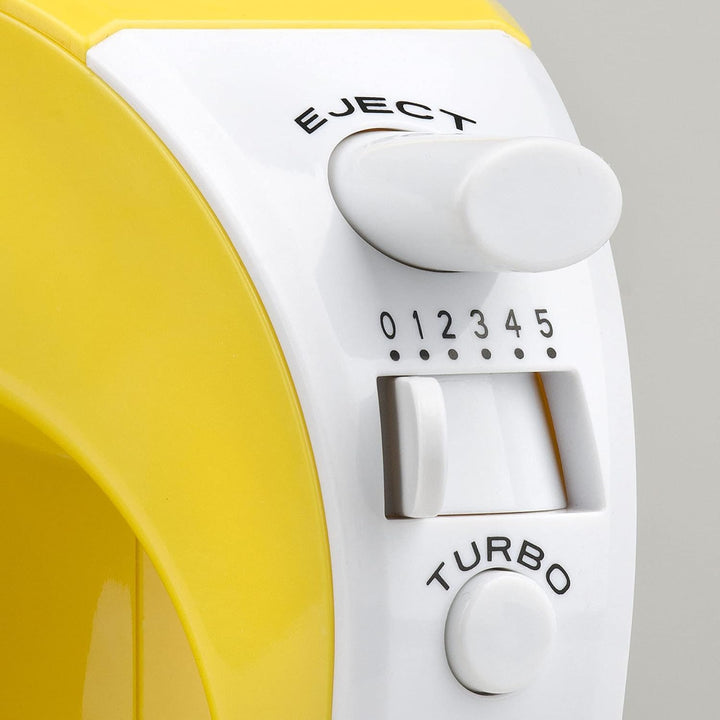 Girmi SB02 Elektrischer Handmixer, 170 W, Edelstahl-Rührbesen für Sahne und Eiweiss, Turbo-Funktion,