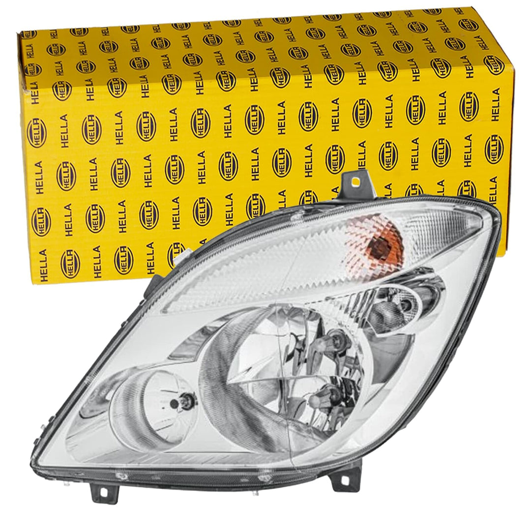 HELLA 1EB 247 012-051 FF/Halogen-Hauptscheinwerfer - links - für u.a. Mercedes-Benz Sprinter 3,5-T B