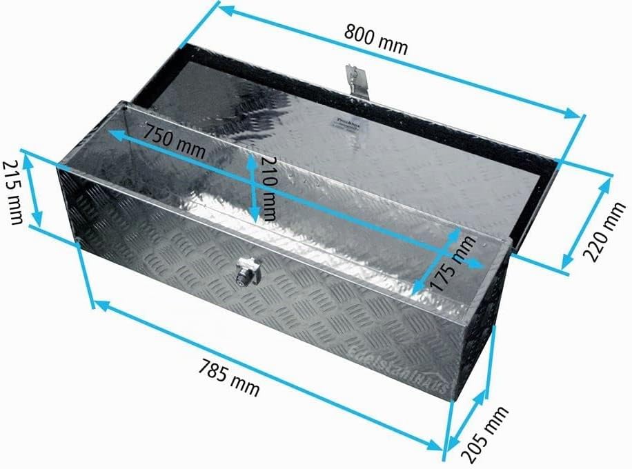 Truckbox D035 Werkzeugkasten, Deichselbox, Transportbox, Alubox, Alukoffer