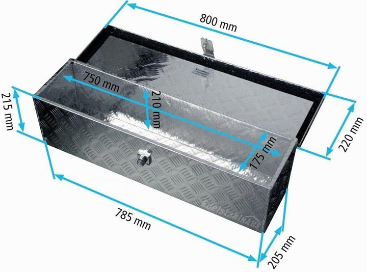 Truckbox D035 Werkzeugkasten, Deichselbox, Transportbox, Alubox, Alukoffer