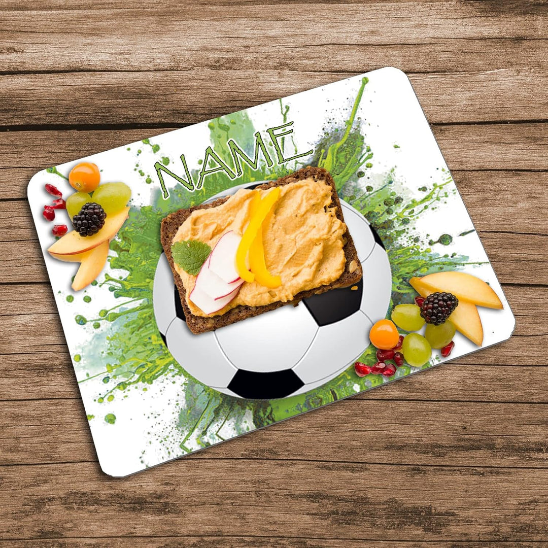 Vesperbrettchen mit Name | Frühstücksbrettchen Brotzeitbrettchen Schneidebrettchen mit Motiv und Per