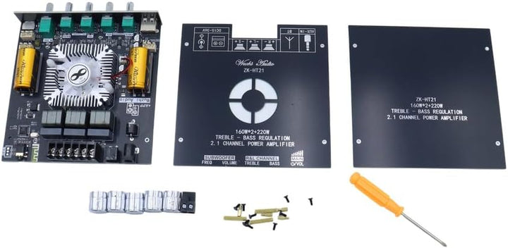 2 x 160 W + 220 W 2.1-Kanal TDA7498E ZK-HT21 Bluetooth-Digital-Leistungsverstärkermodul Hoch- und Ti