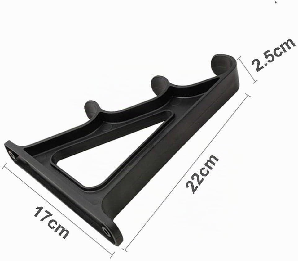 Croch Horizontal Wand Rutenhalter Rod Rack für 3 Angelruten 1 Paar, 1 Paar