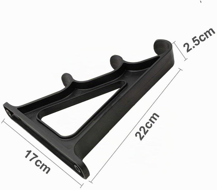 Croch Horizontal Wand Rutenhalter Rod Rack für 3 Angelruten 1 Paar, 1 Paar