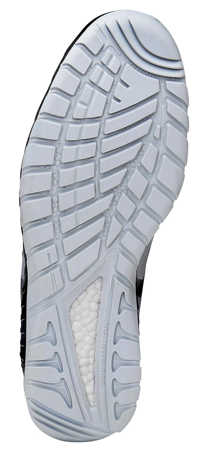 ELTEN Sicherheitsschuhe LANDON grey Low ESD S1, Damen und Herren, Textil, Stahlkappe, leicht, sportl