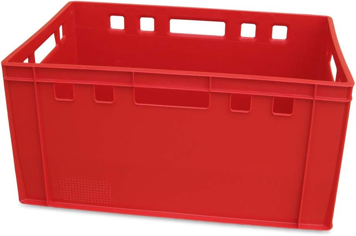 kanister-vertrieb® 4er Set E3-Kiste Eurobox Metzgerkiste Lagerbox 60x40x30 cm stabil für Lebensmitte