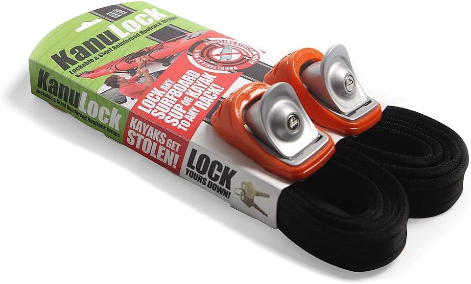 Kanulock Lockable Tiedown Set 3.3m /11 FT 0 3.3 m, 0 3.3 m