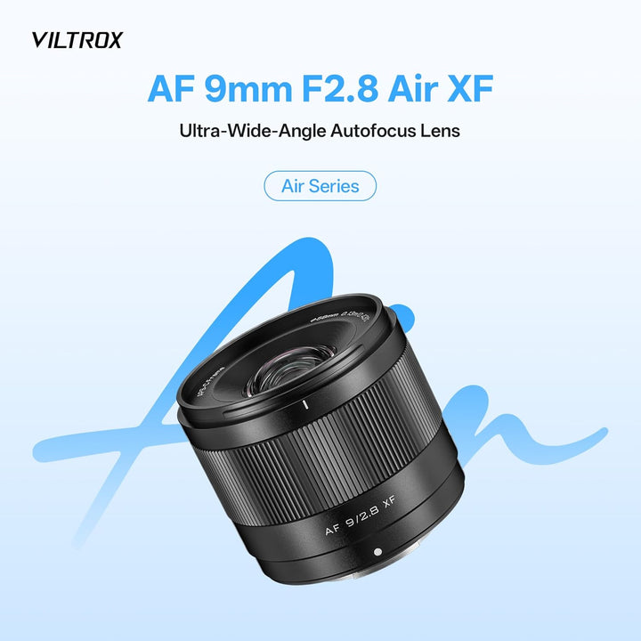 VILTROX AF 9mm F2.8 f/2.8 Air Objektiv für Fuji X-Bajonett, 113,8° Ultraweitwinkel-Autofokus-Porträt