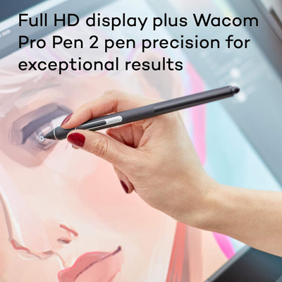 Wacom Cintiq 22 Kreativ-Stift-Display Tablet (mit Standfuss, zum Illustrieren & Zeichnen direkt auf