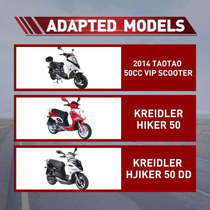 WOOSTAR 4 Draht Zündschlüsselschalter Ersatz für GY6 49ccm 50ccm Taotao Roller Moped Jonway 50QT-21