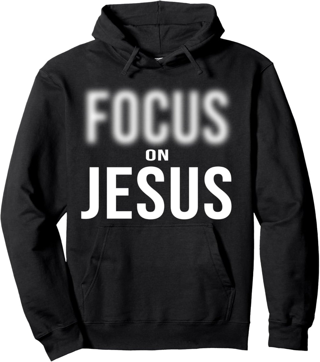 Fokus auf Jesus - Jesus Christus Christlicher Glaube an Gott Pullover Hoodie