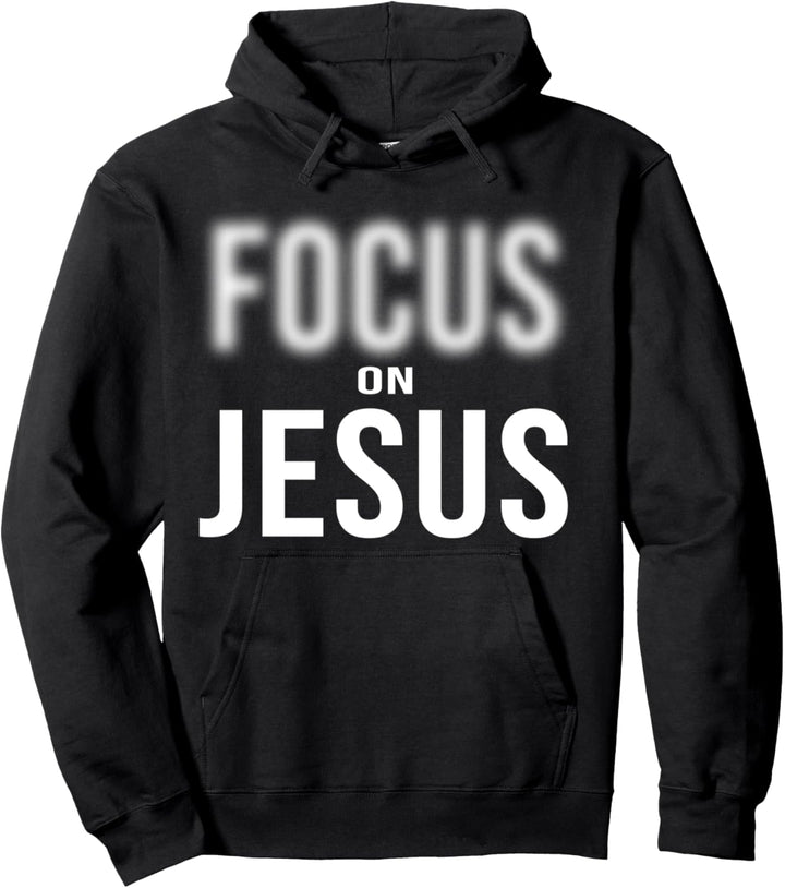 Fokus auf Jesus - Jesus Christus Christlicher Glaube an Gott Pullover Hoodie