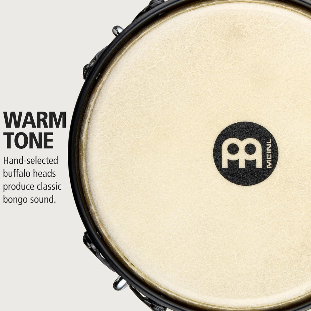 Meinl Percussion HTB100WB-M Wood Bongo-Set, Headliner Designer Series, Durchmesser 17,15 cm (6,75 zo