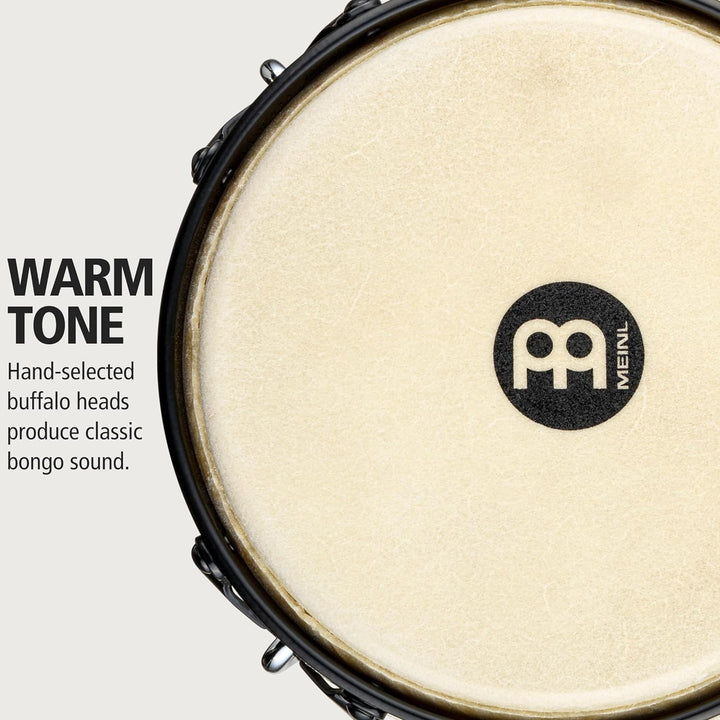 Meinl Percussion HTB100WB-M Wood Bongo-Set, Headliner Designer Series, Durchmesser 17,15 cm (6,75 zo