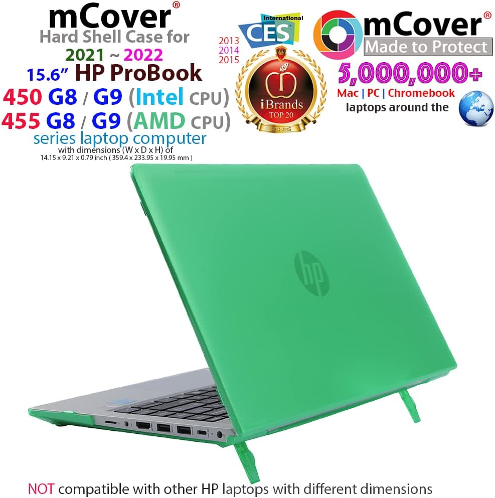 mCover Hartschalenhülle kompatibel mit 2021 15 Zoll HP ProBook 450/455 G8/G9 Und HP EliteBook 650 G8