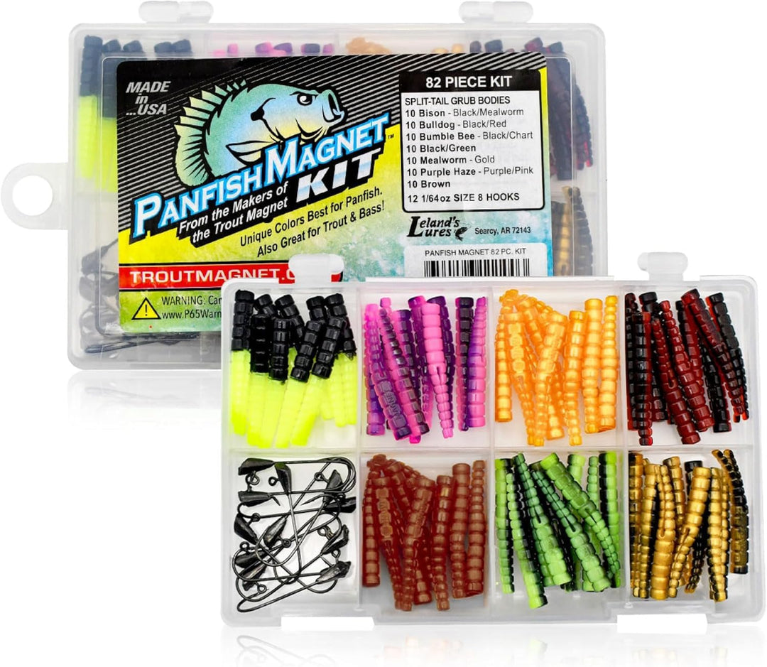 Trout Magnet Herren Panfish Magnet-Set, Mehrfarbig/Meereswellen (Ocean Tides), 15 Pack