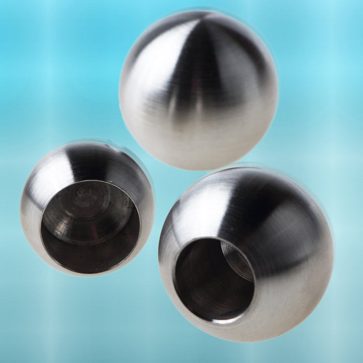 PRIOstahl® VOLLKUGEL 10 Edelstahlkugel V2A 20 mm Kugel mit Sackloch 14,2 mm ABSCHLUSSKUGEL Geländer
