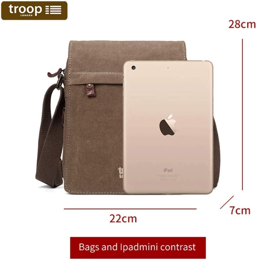trp0242 Troop London Classic Leinwand Umhängetasche Einheitsgrösse, Einheitsgrösse
