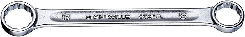 STAHLWILLE 41052732 Doppelringschlüssel 27 mm x 32 mm Opening Silber, 27 mm x 32 mm Opening Silber