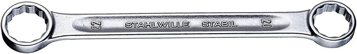 STAHLWILLE 41052732 Doppelringschlüssel 27 mm x 32 mm Opening Silber, 27 mm x 32 mm Opening Silber
