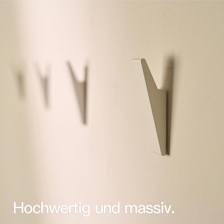 Designfabrik Hamburg Klebehaken | Wandhaken selbstklebend | Handtuchhalter ohne Bohren | Haken für K