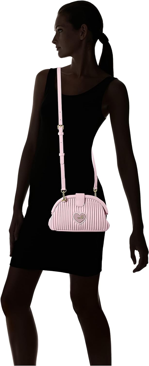 Love Moschino Women's Jc4045pp1gla1 Shoulder Bag, 25,5X7X13 Puder, Puder