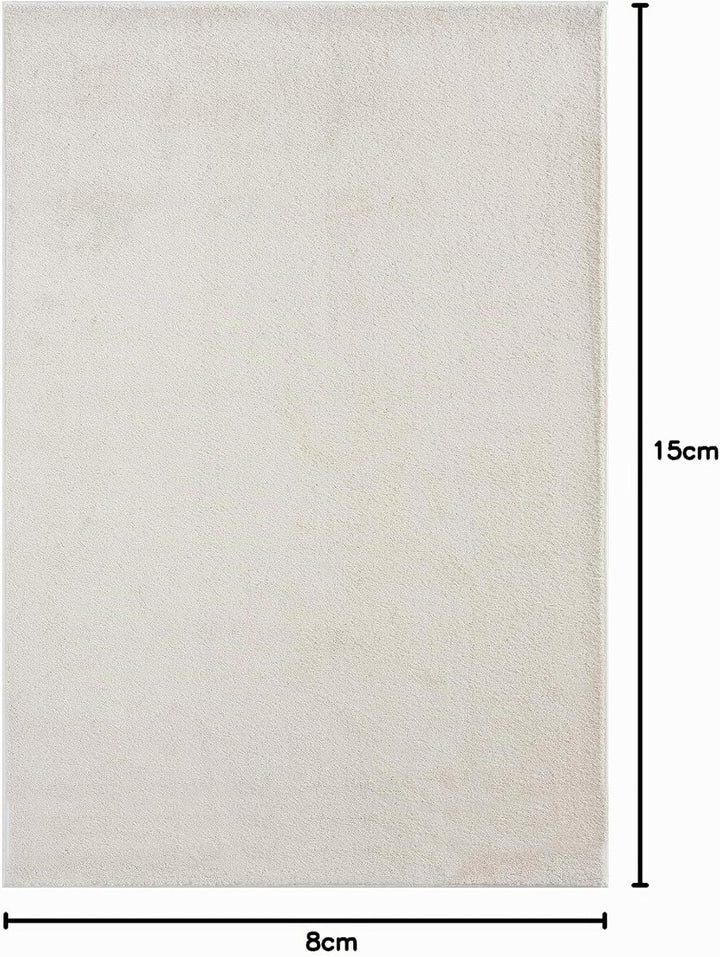 Mia´s Teppiche Emma Wohnzimmer Teppich, Kurzflor, 80x150 cm, Creme 80 x 150 cm Creme, 80 x 150 cm Cr