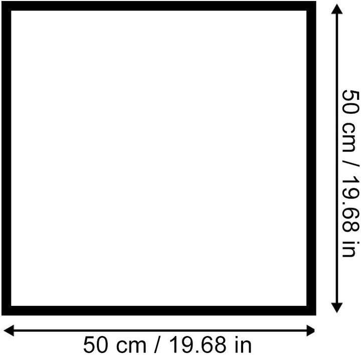 Feeby Deco Panel Palme Bild Kunstdruck modern Kokosnüsse Grün 50x50 cm M13012 50L x 50B cm, M13012 5