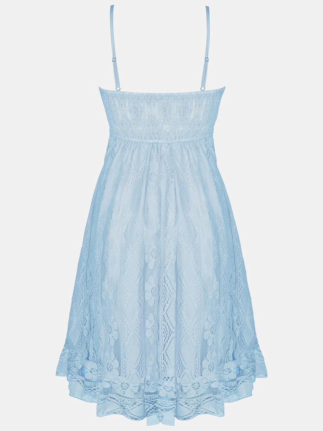CUPSHE Damen Sommerkleid V Ausschnitt Floral Spitze Quasten Spaghetti Trägerkleid Freizeitkleider Hi