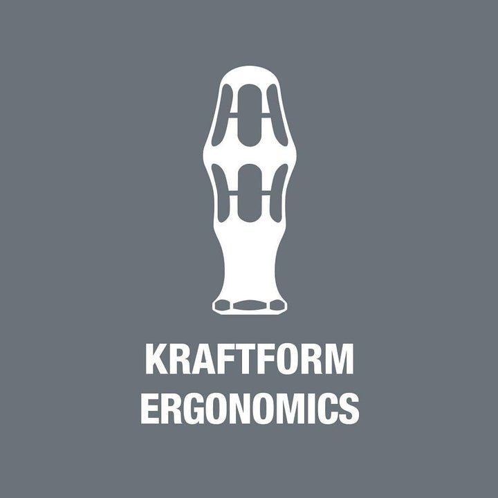 Wera 167 i/6 Schraubendrehersatz Kraftform Plus Serie 100, 6-teilig, 05133356001