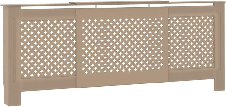 Wohnzimmer Heizkörperabdeckung 205x20.5x81.5 cm MDF Heizkörperverkleidung Dekorative Wabenmuster Des