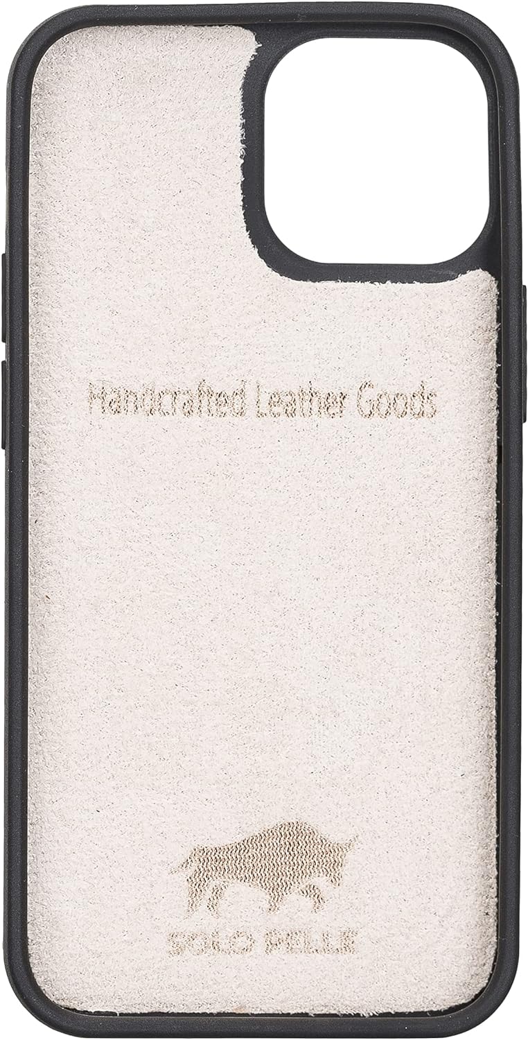 Solo Pelle Lederhülle für das iPhone 13 Mini in 5.4 Zoll Stanford Case Leder Hülle Ledertasche Backc