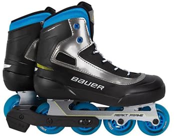 BAUER Rec Inline Skate Coaster Junior + Senior, Grösse:M11 (EU 45), Weite :R = Regular