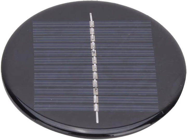 Solar Ersatzoberteil, Runde Sonnenkollektor, 4 Stück 6 V 80 Mm Durchmesser Runder Solarpanelersatz,