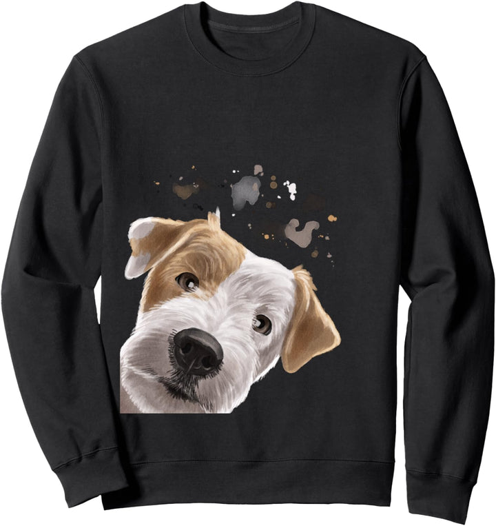 Neugieriger Parson Russell Terrier Hund Sweatshirt