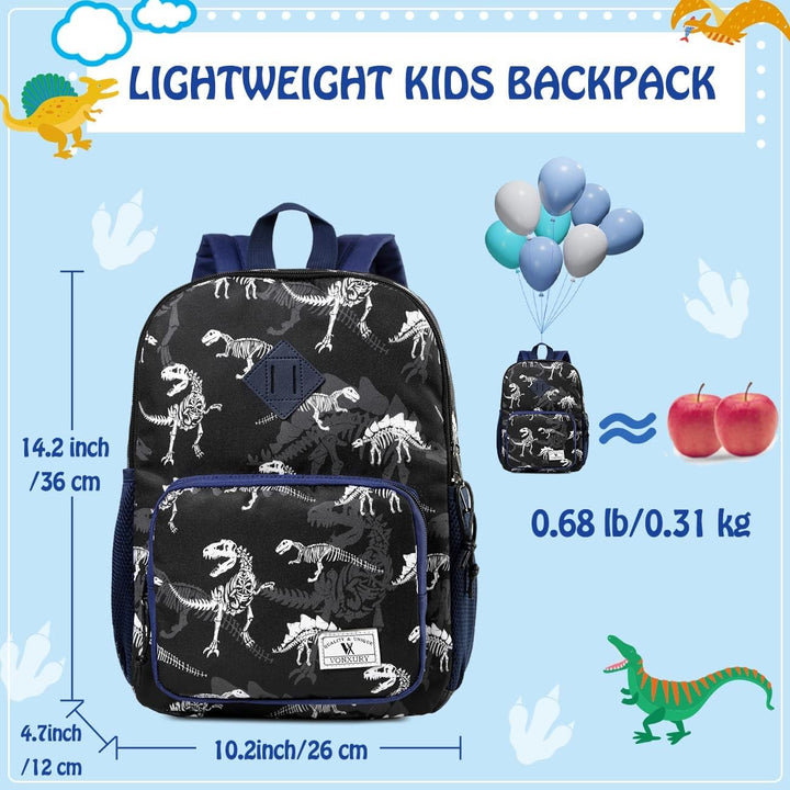 VX VONXURY Schulrucksack, Convertible Vorschule Kleinkind Jungen Bookbag Passt A4 Ordner (Blue Shark