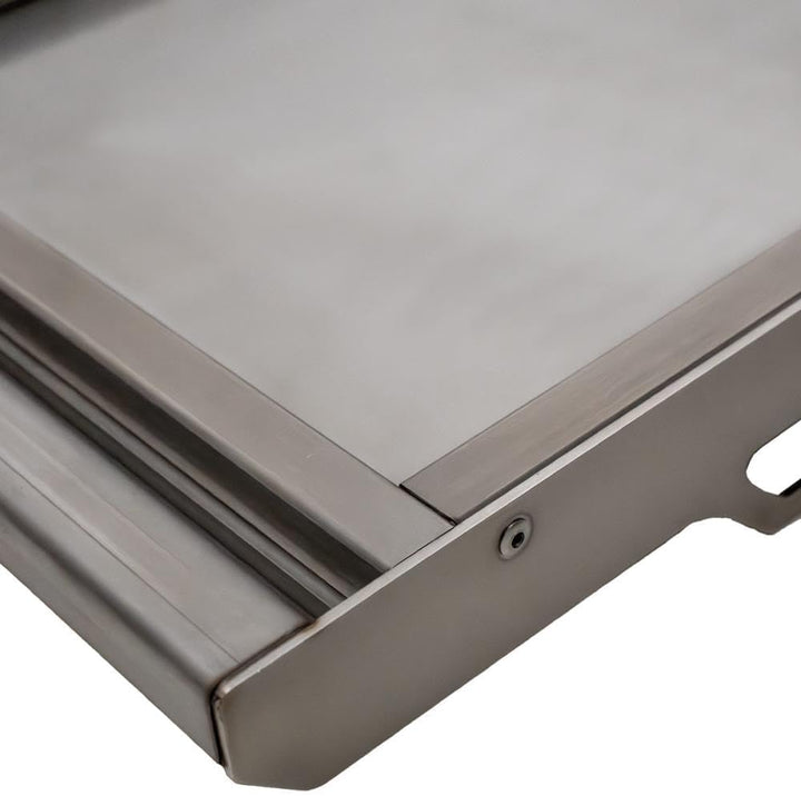 Schickling Edelstahl Plancha Gross - NUR passend Grill Hermann XL &amp; Walter XL – Made in Germany