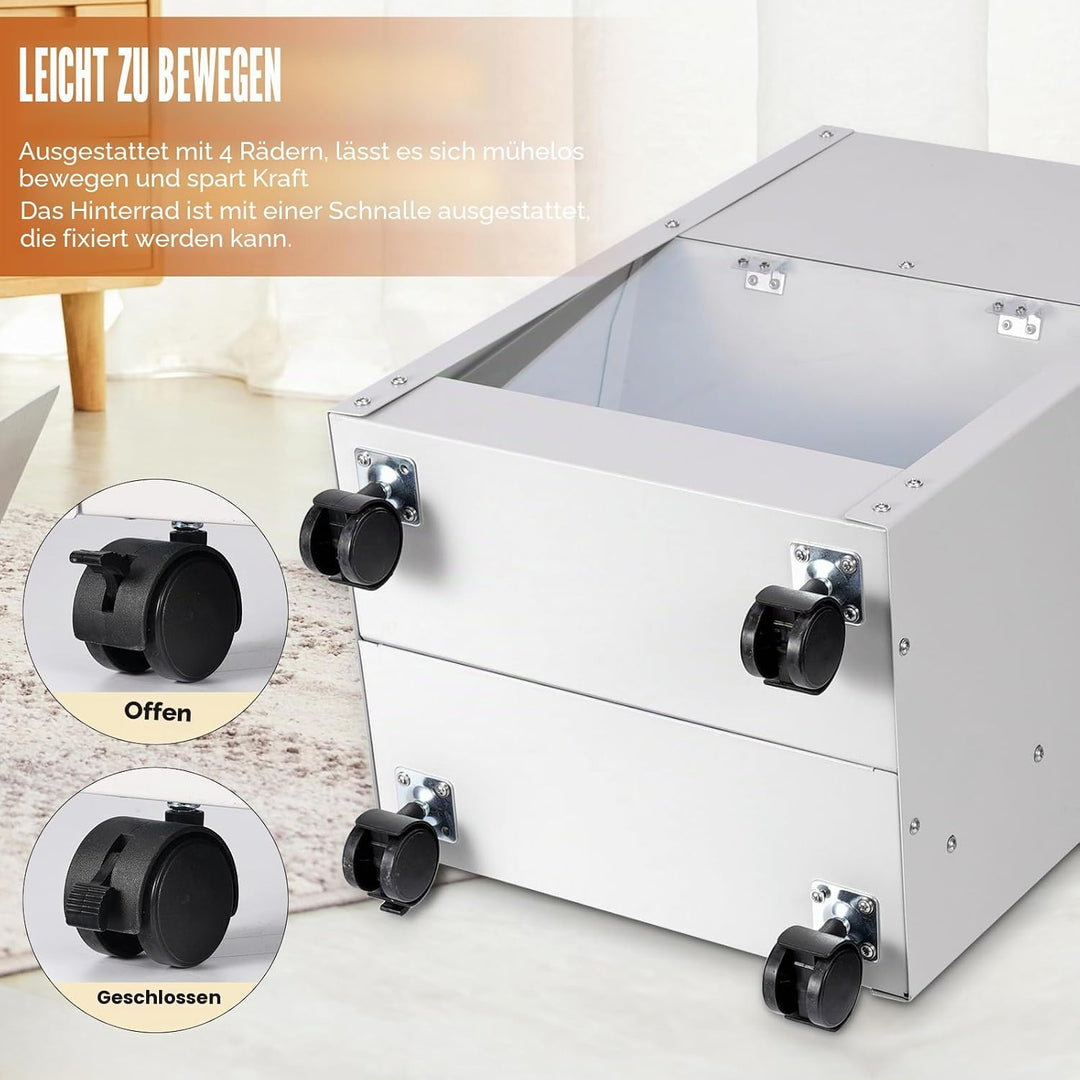 Automatischer Hundefütterer, 30lb Grosse Rasse Schwerkraft Auto Dog Food Dispenser Für Outdoor Gross