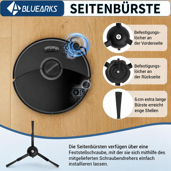 23 Stück Kompatible mit Roborock Qrevo Zubehörset Saugroboter【Not for Q Revo S/Pro/Maxv】,1 Hauptbürs