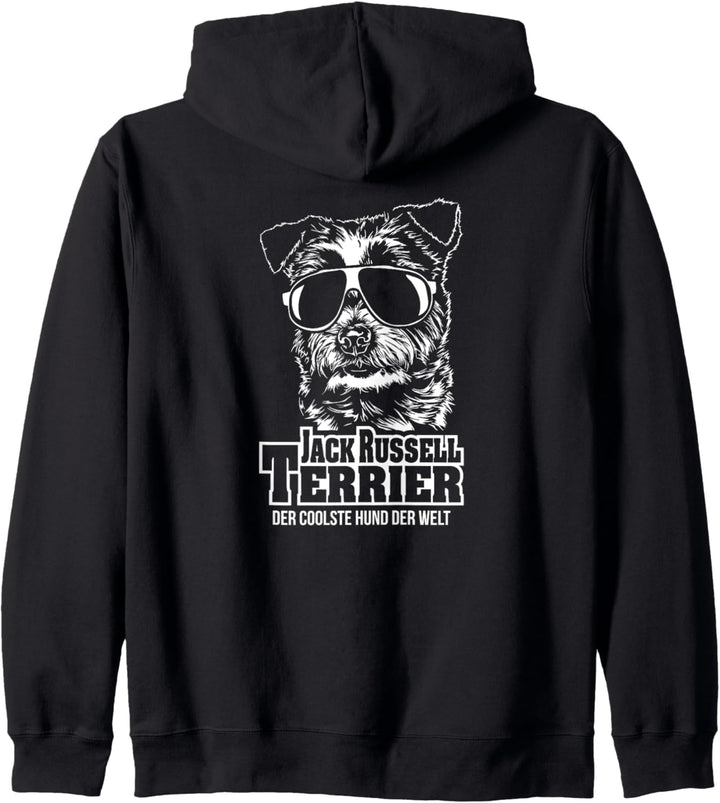 Jack Russell Terrier der coolste Hund lustiger Hundespruch Kapuzenjacke