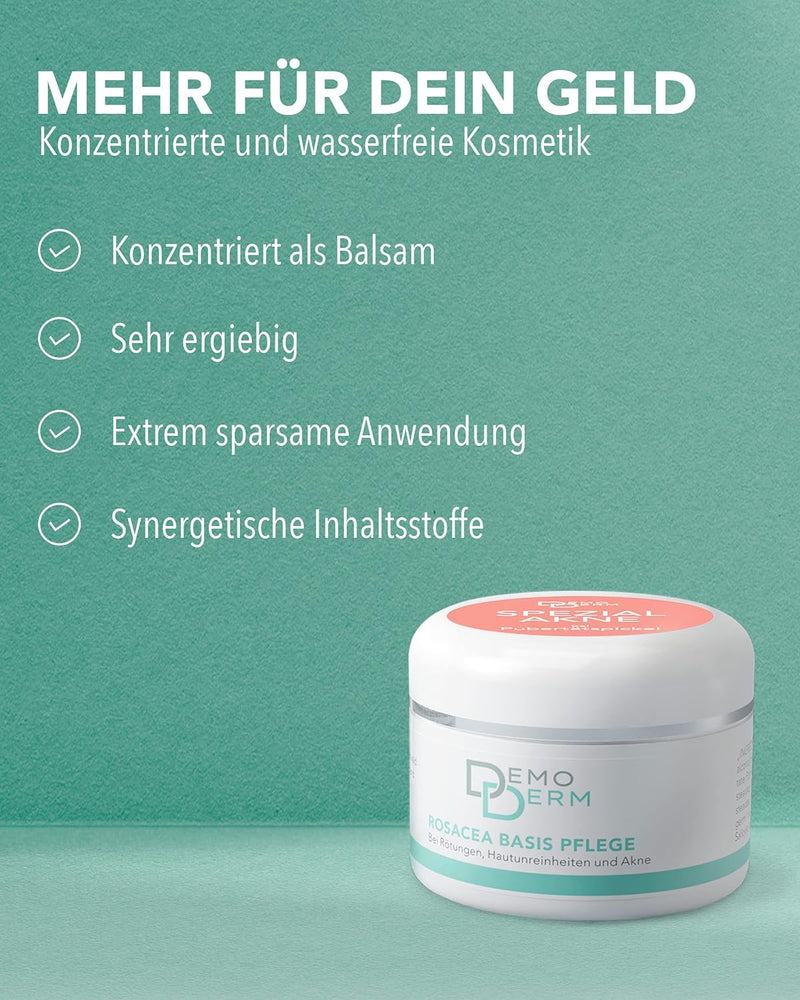 DEMODERM Creme Akne Spezial Kosmetik 30 g | Schnelle Hilfe bei Pubertätspickeln & wohltuende Pflege