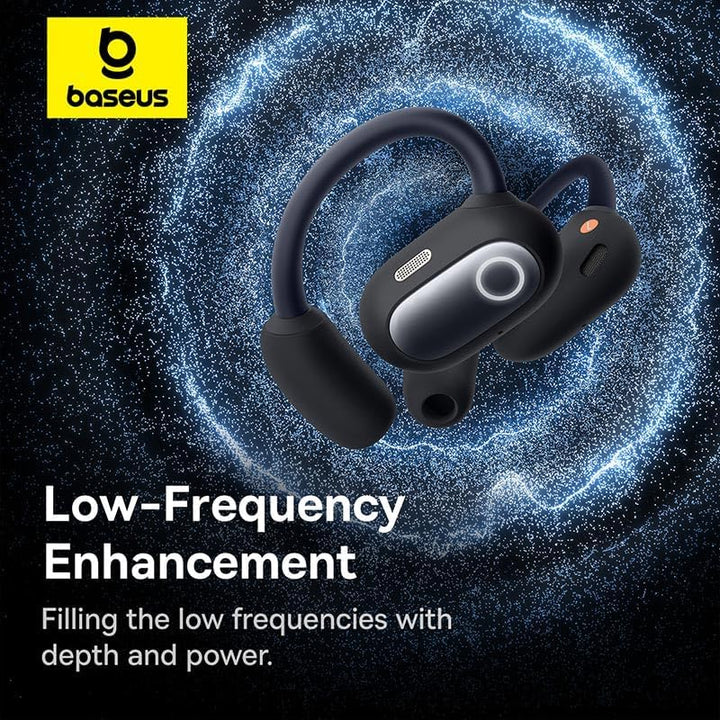 Baseus Eli Sport 1 Open-Ear TWS Auriculares Inalámbricos Abiertos Con Escuche de Carga Negros