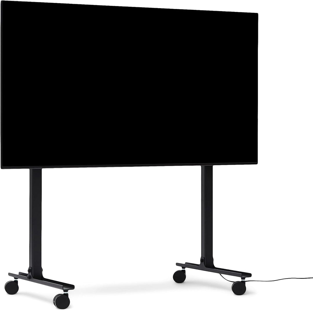 Pedestal Straight Rollin’ TV Schrank | TV Ständer mit Rollen | TV Lowboard Schwenkbar | Fernsehtisch