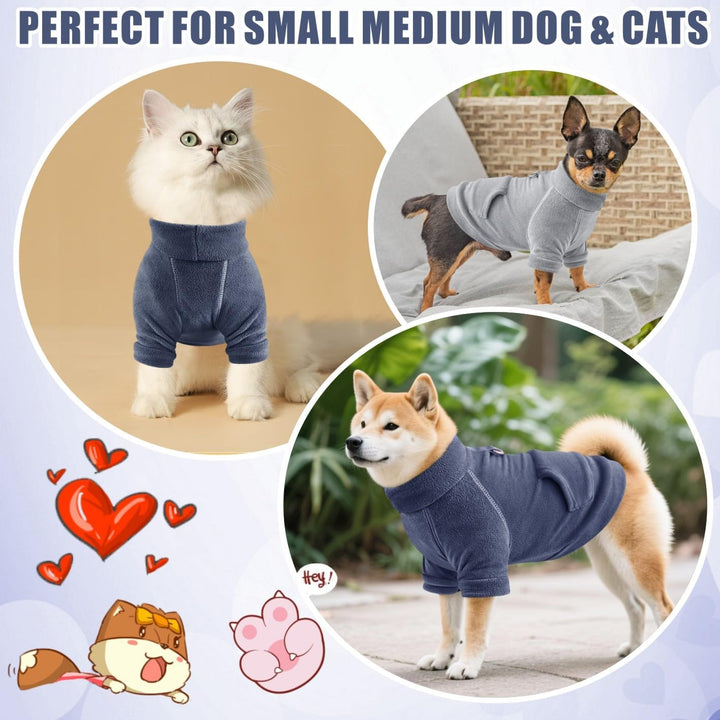 Mosukoirl Hundepullover Hund Hoodie Haustier Warme Mäntel Baumwolle Sweatshirts Hund Kleidung mit Ta