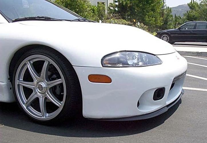 Cup Front Spoiler Lippe Schürze Ansatz ABS Lackierbar Schwarz