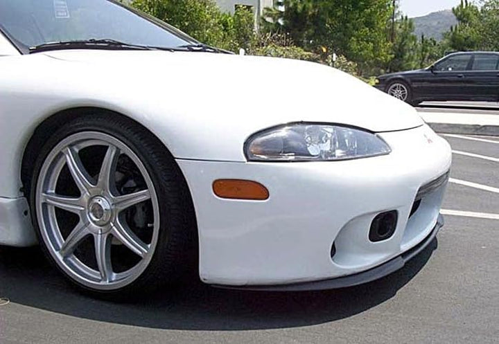 Cup Front Spoiler Lippe Schürze Ansatz ABS Lackierbar Schwarz