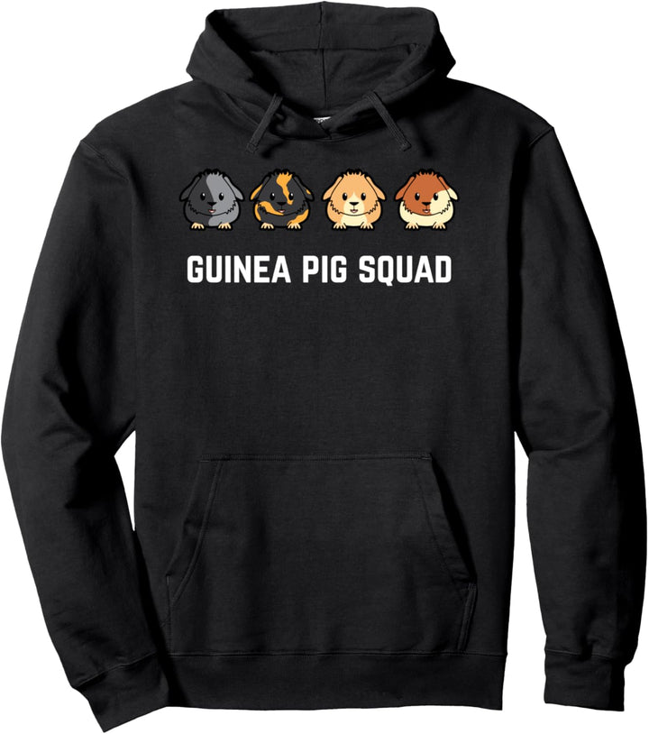 Lustiger Meerschweinchen Nagetier Squad Team Pullover Hoodie
