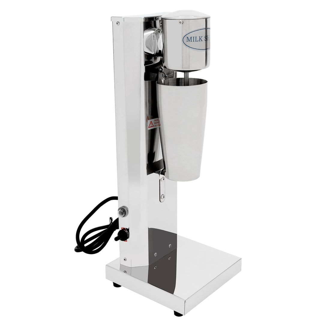 Milchshake Mixer, 180W 18000RPM Edelstahl Elektrischer Standmixer mit Mischbecher 2 Geschwindigkeits