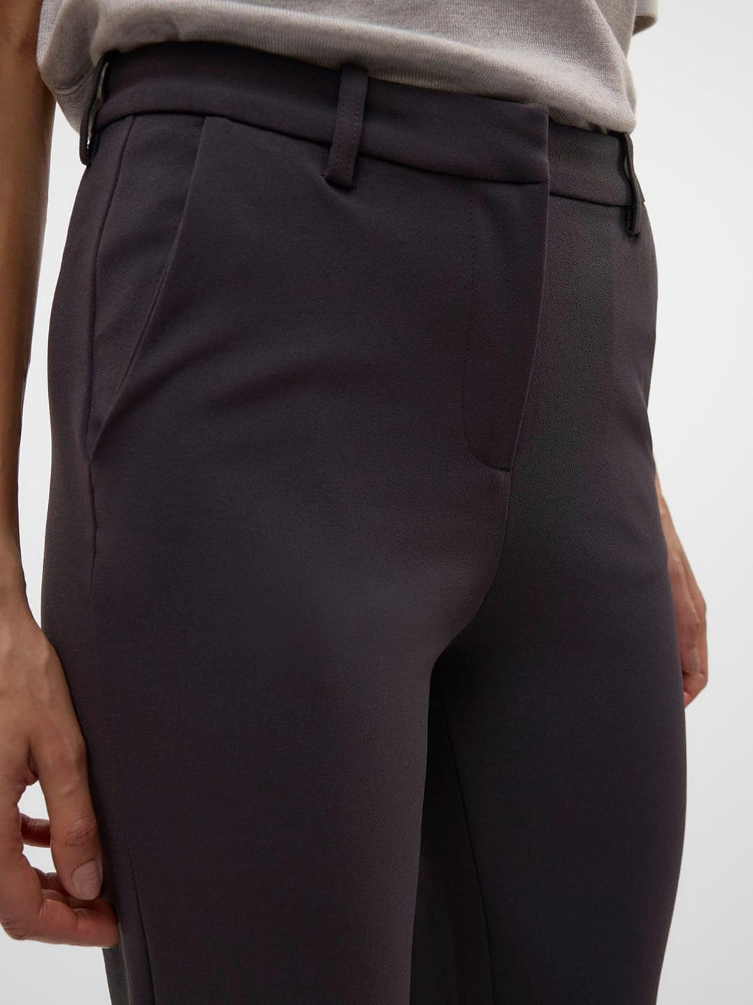 Vero Moda Female Hose VMZAMIRA Mittlere Taille Hose XS / 32L Obsidian, XS / 32L Obsidian