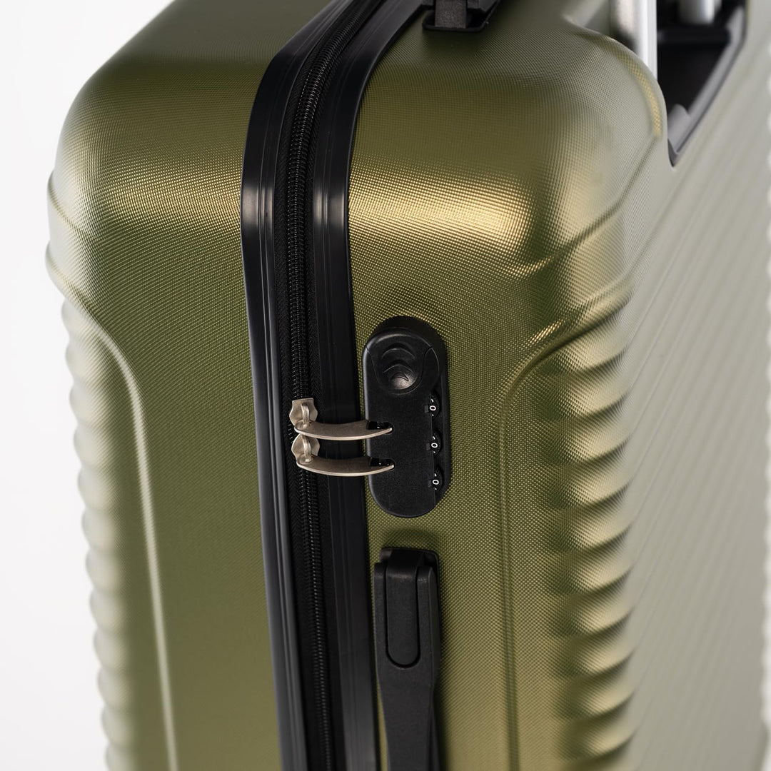 NOWI® Las Palmas Koffer Klein, Leichter Hartschalenkoffer mit Rollen, 34L passend für Ryanair, Lufth